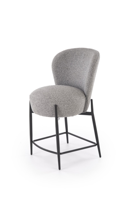H126 bar stool, grey