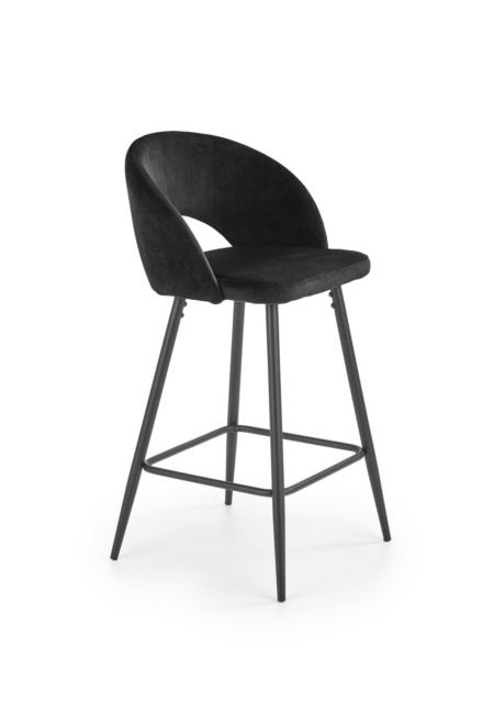 H96 bar stool, color: black