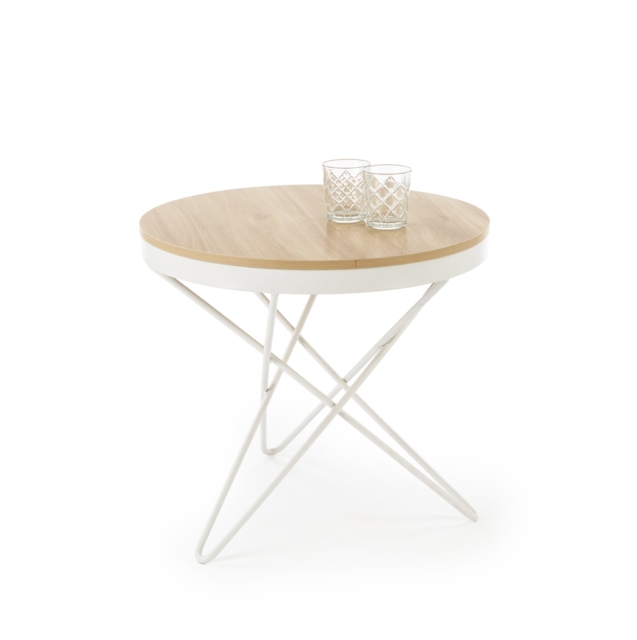 KLEILA c.table, natural / white