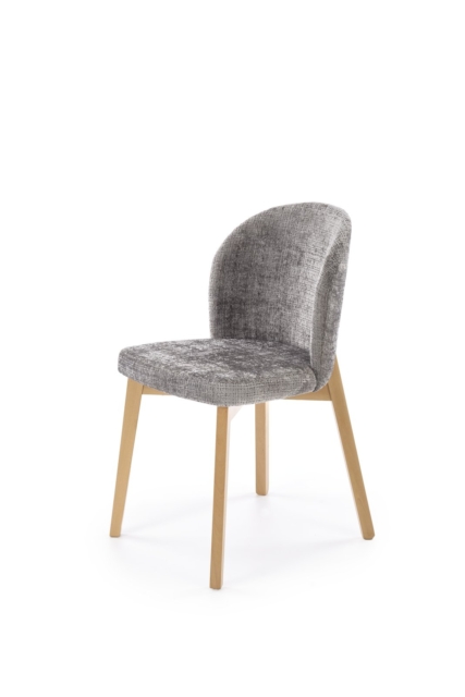BASSO chair natural oak / CREMONA 96 (grey)