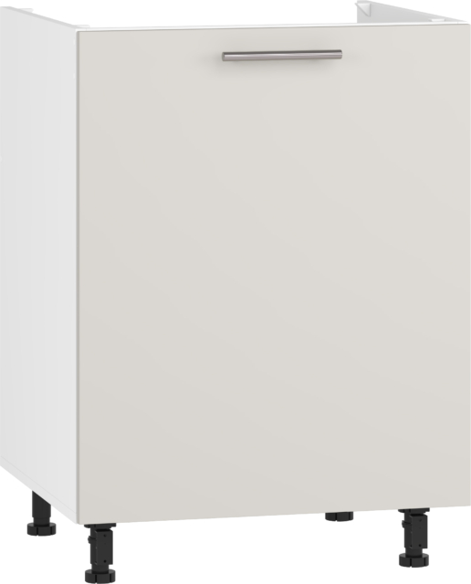VENTO DK-60/82 sink cabinet, color: white / cashmere