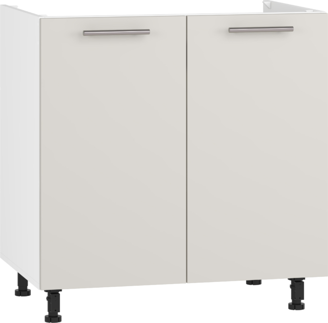 VENTO DK-80/82 sink cabinet, color: white / cashmere