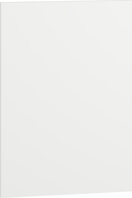 VENTO DZ-72/57 cabinet end panel, color: white matt