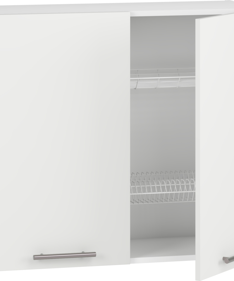 VENTO GC-80/72 top cabinet with drainer, color: white / white matt