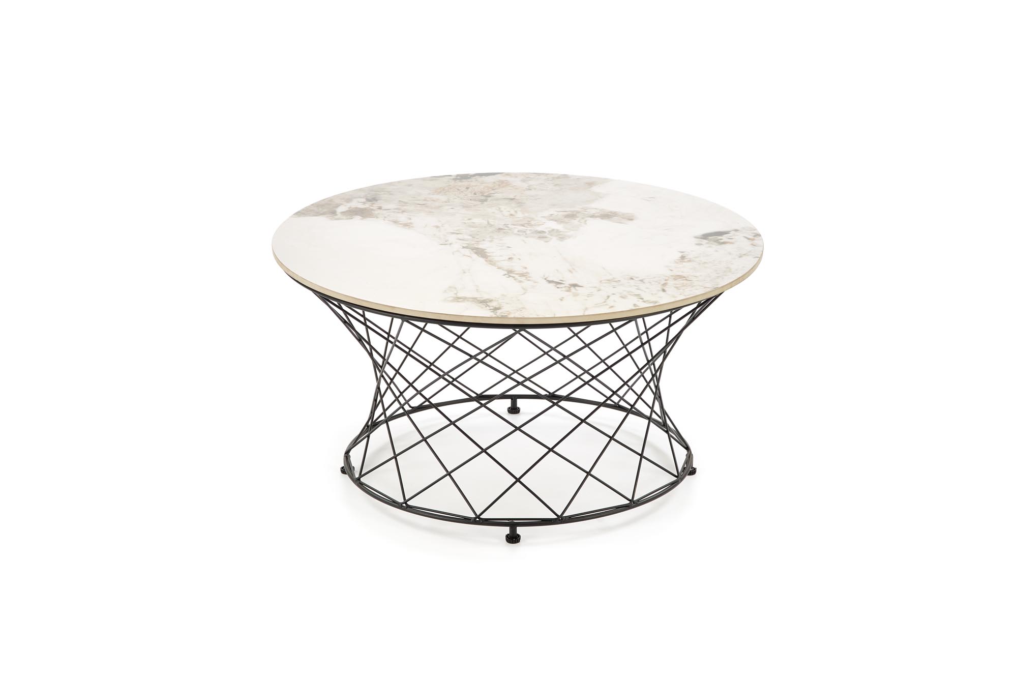 ALESSIA c.table, beige marble / black - Image 5