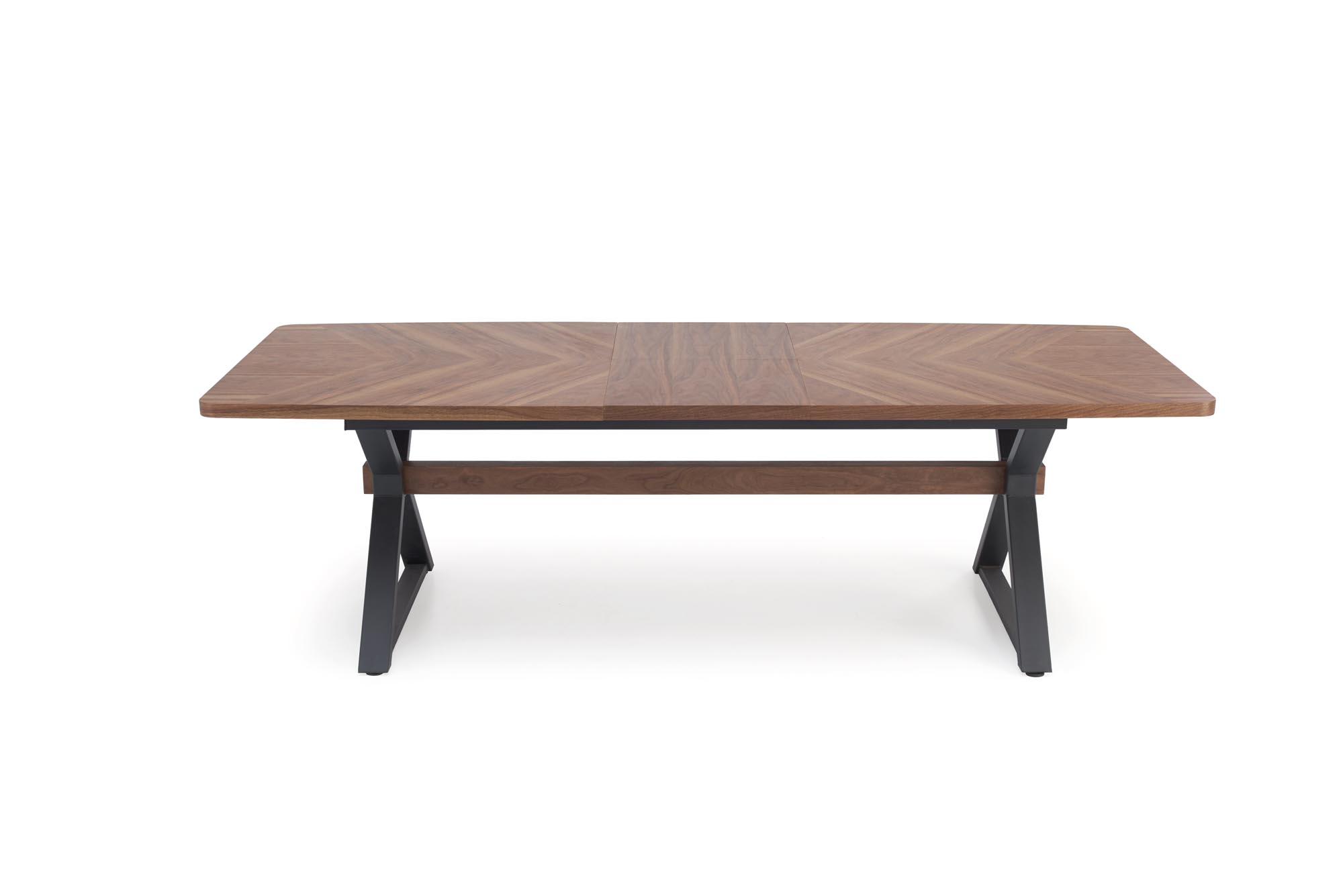 BARON extension table, walnut / black - Image 15