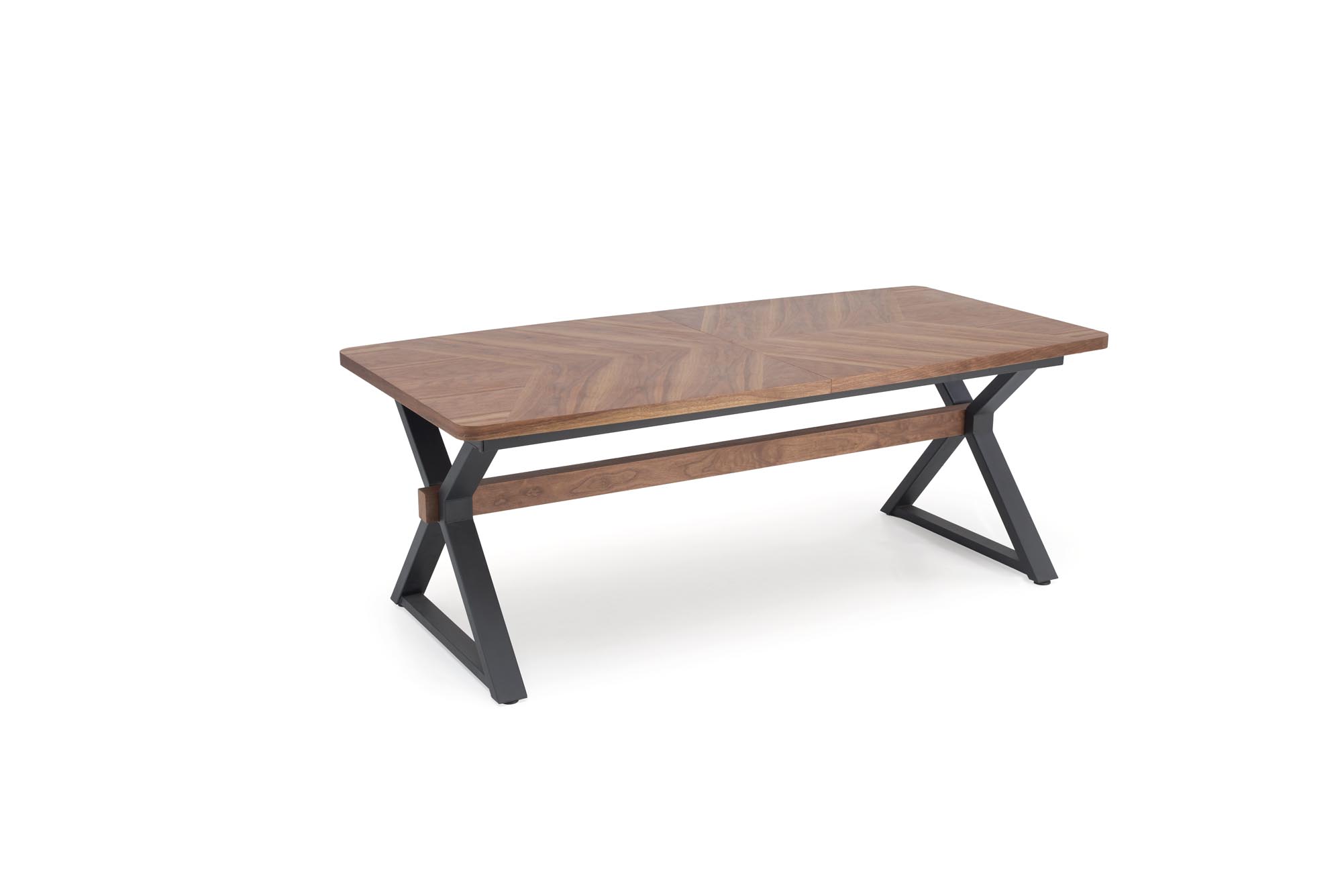 BARON extension table, walnut / black - Image 19