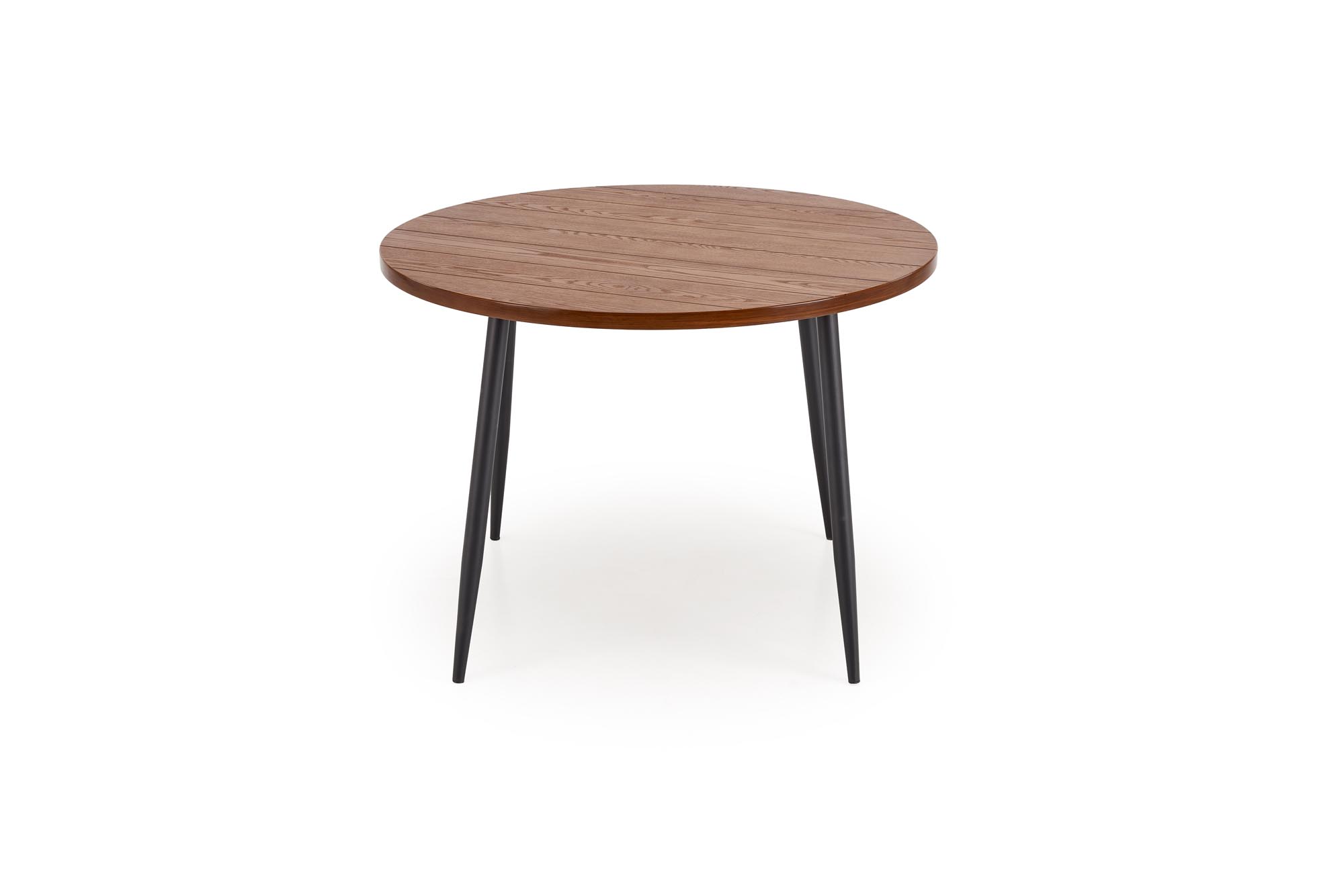 BARRY round table, walnut / black - Image 4