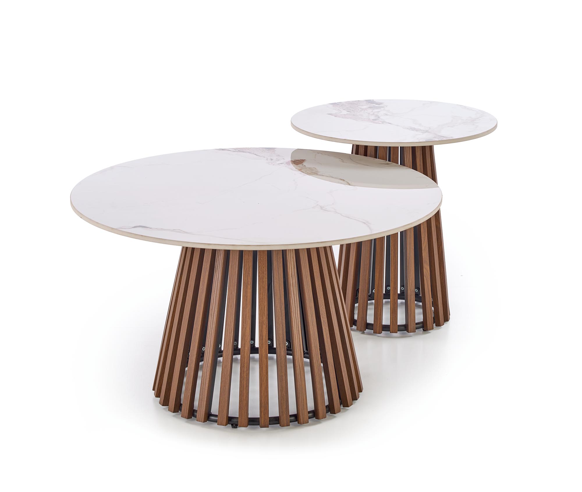 CARINA_S c.table beige marble / walnut - Image 15