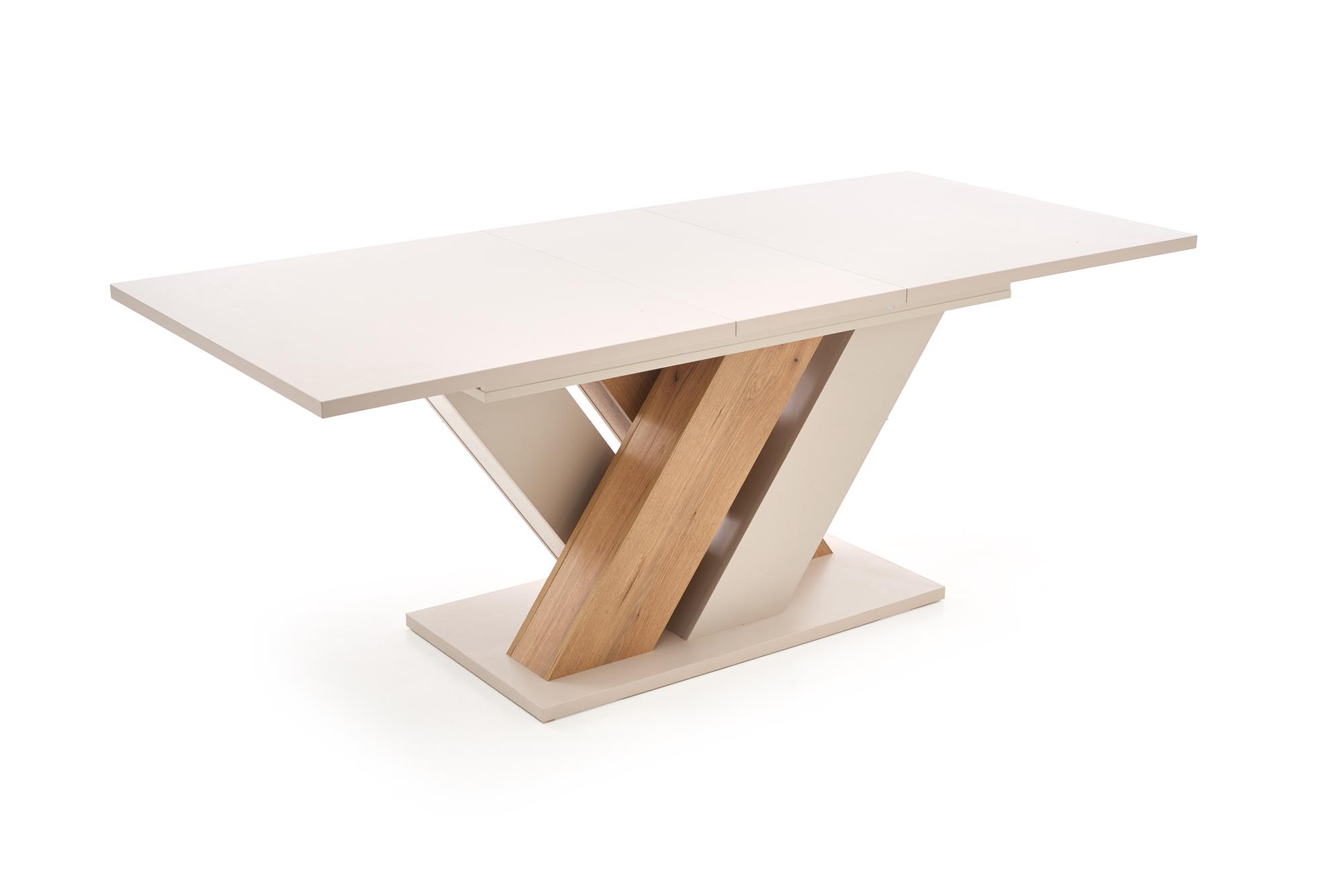 BRANDON extension table, cashmere / cremona oak - Image 5