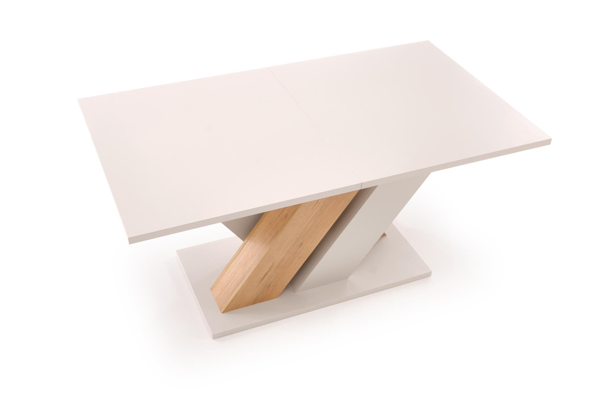 BRANDON extension table, cashmere / cremona oak - Image 6