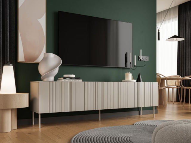 ISLA TV stand 200 beige mat ( 1 pcs. = 2 box )