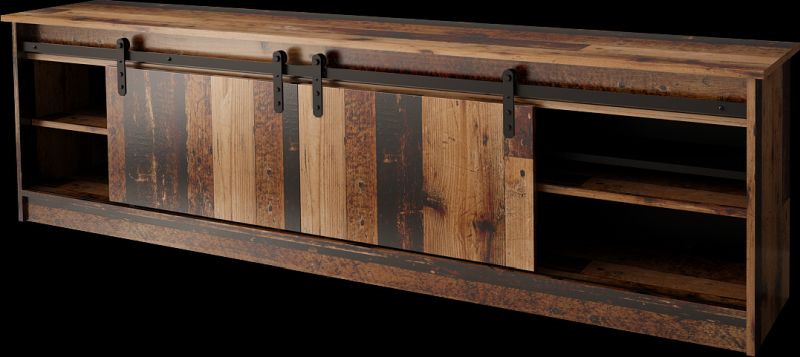 GRANERO TV stand olad wood/ old wood - Image 7