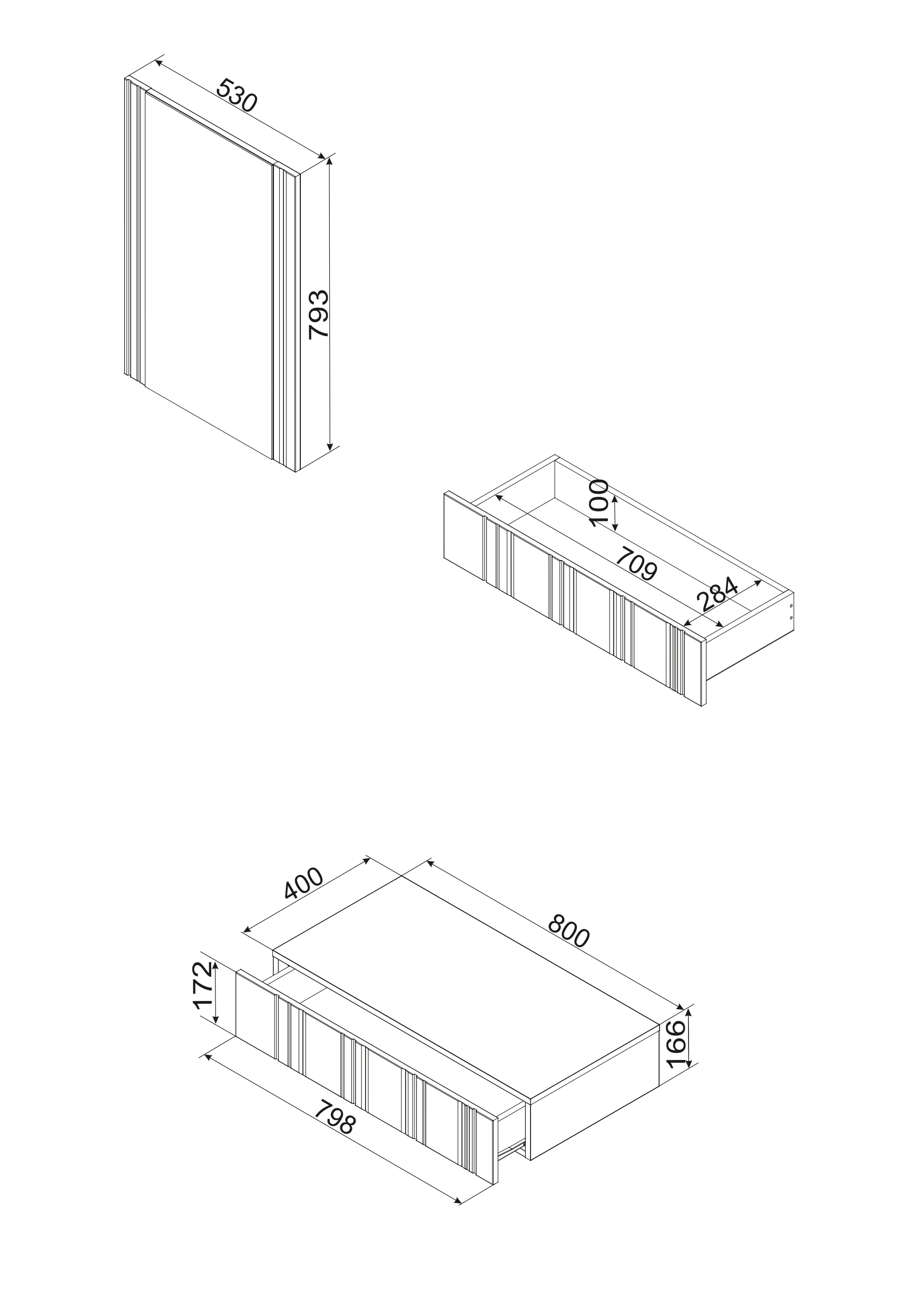 ISLA dressing table black mat ( 1 pcs. = 1 box ) - Image 5