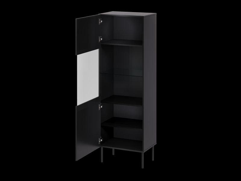 ISLA cabinet 60 black mat ( 1 pcs. = 2 box ) - Image 3