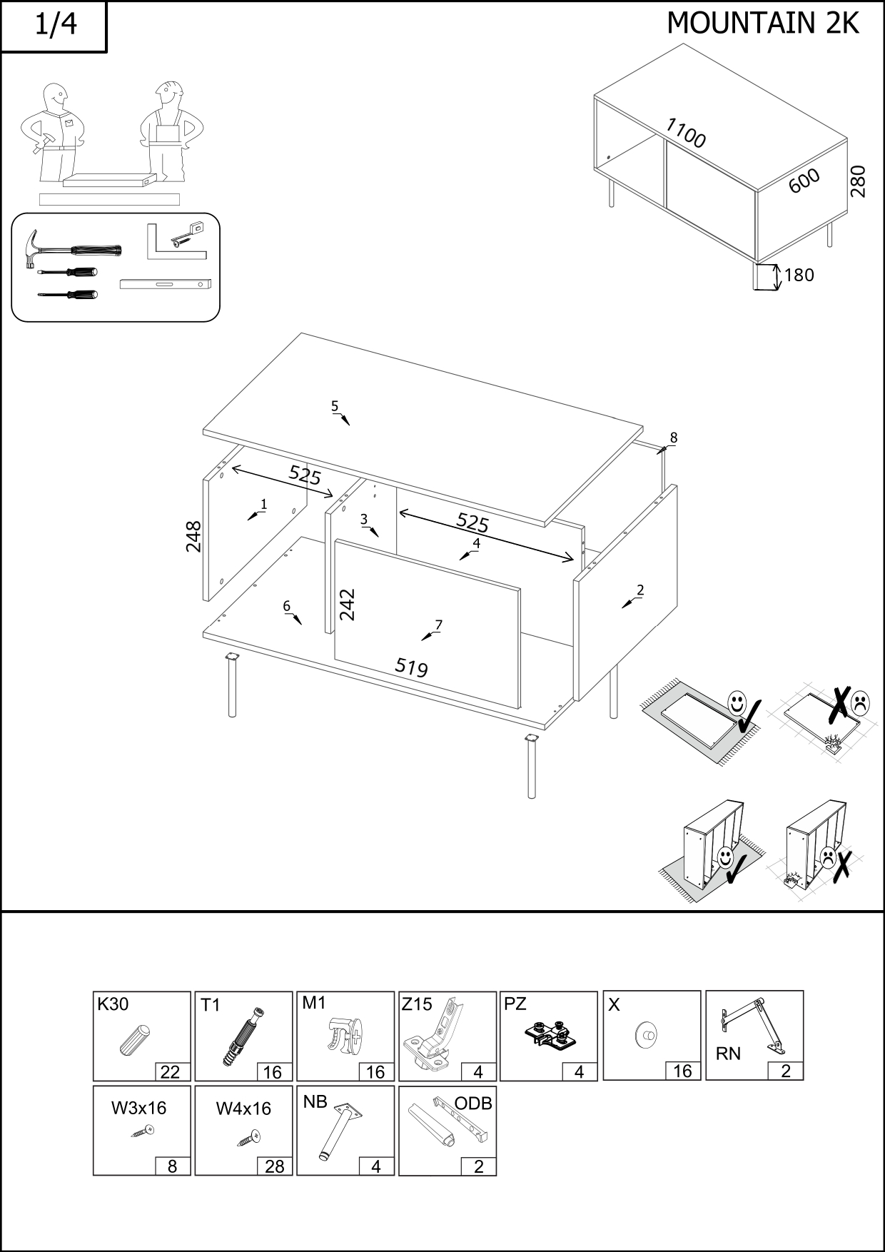 MOUNTAIN coffee table ( 1 pcs. = 1 box ) - Image 5