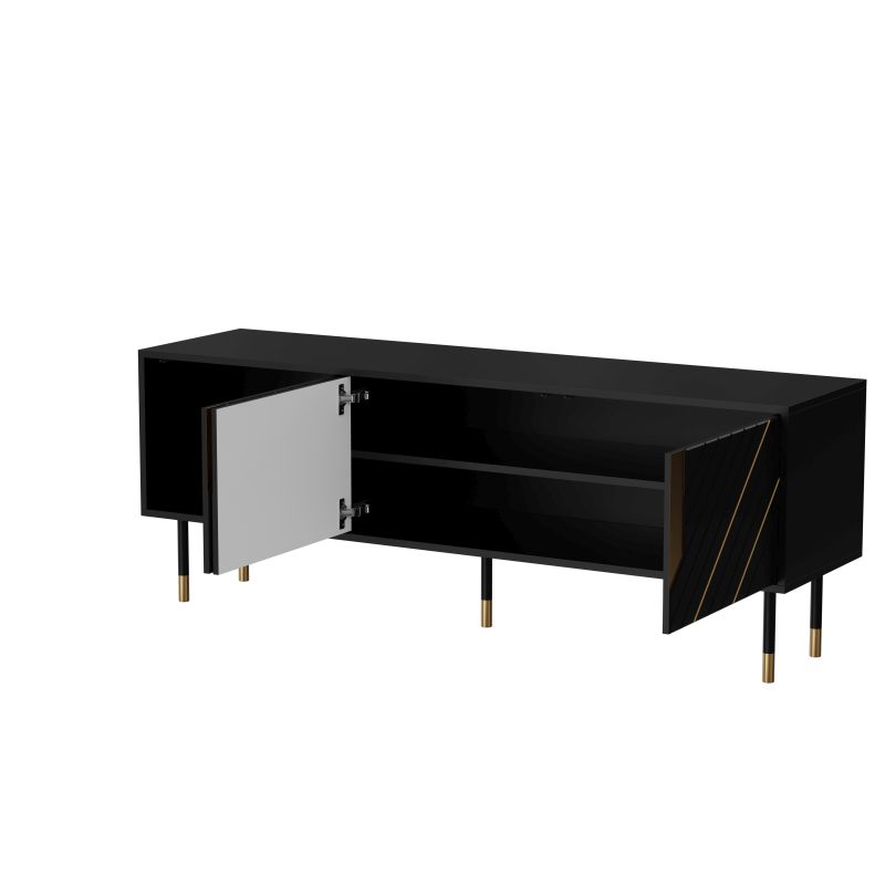 MOUNTAIN TV stand 150(3D) black ( 1 pcs. = 1 box ) - Image 3