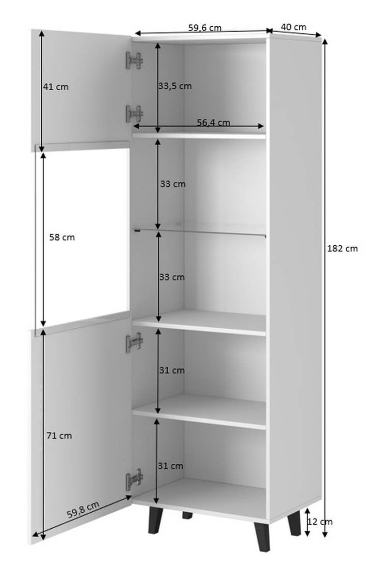 PAFOS Standing cabinet white/white - Image 5