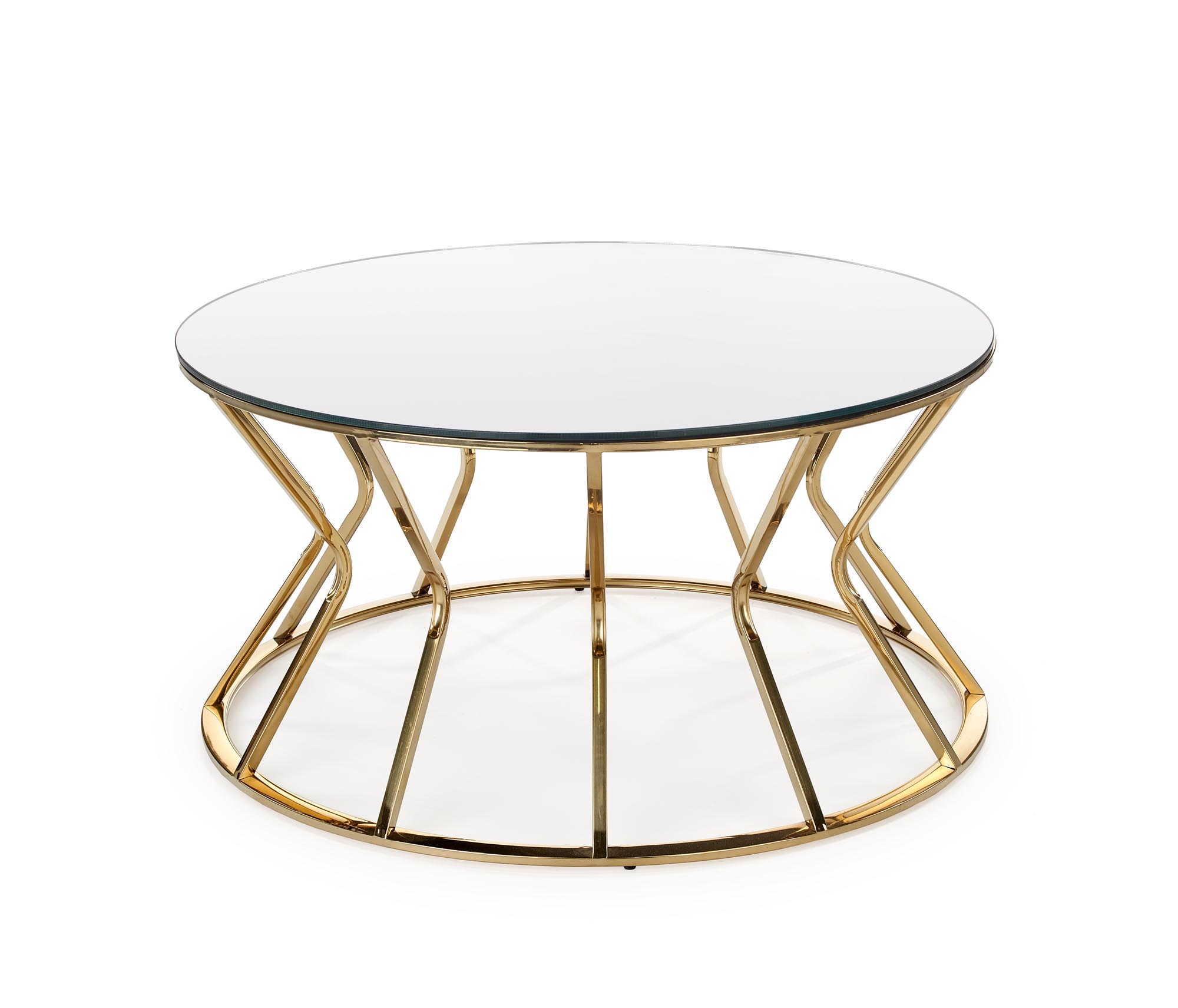 AFINA, coffee table, mirror / gold - Image 4