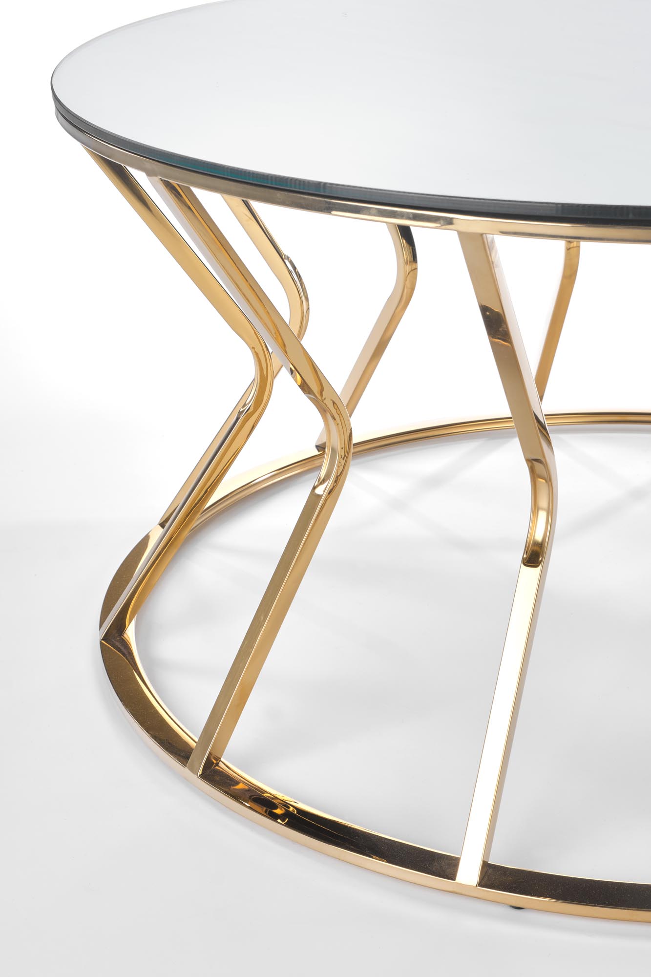 AFINA, coffee table, mirror / gold - Image 5