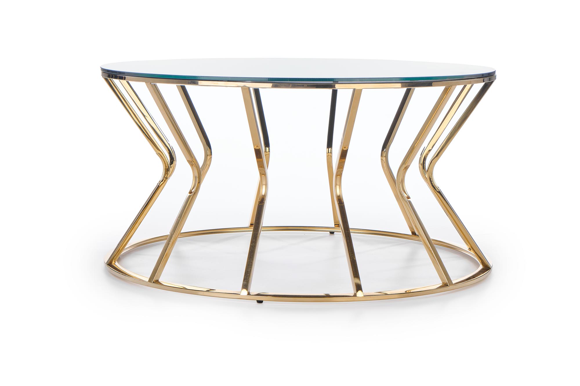AFINA, coffee table, mirror / gold - Image 8