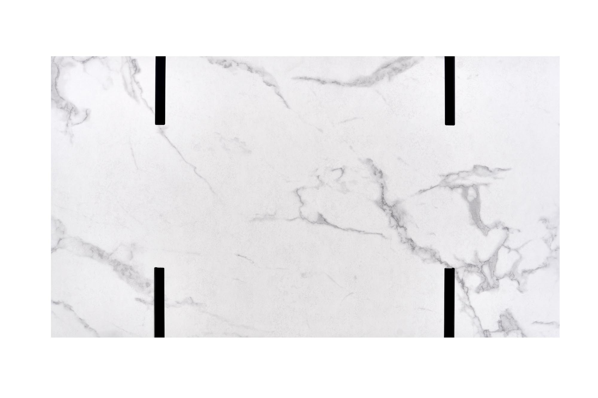 BLANCA c. table white marble / black - Image 3