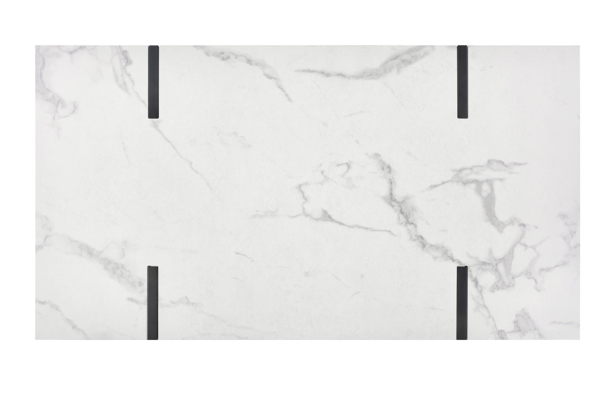BLANCA c. table white marble / black - Image 4