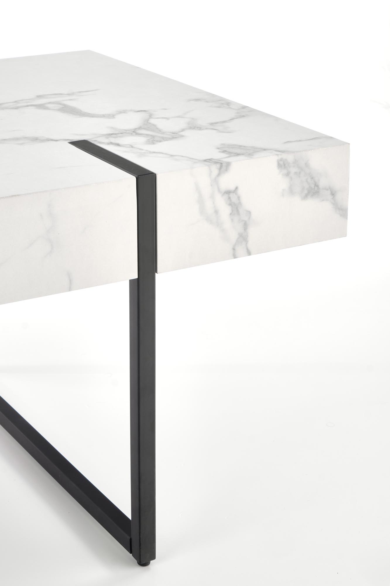 BLANCA c. table white marble / black - Image 6