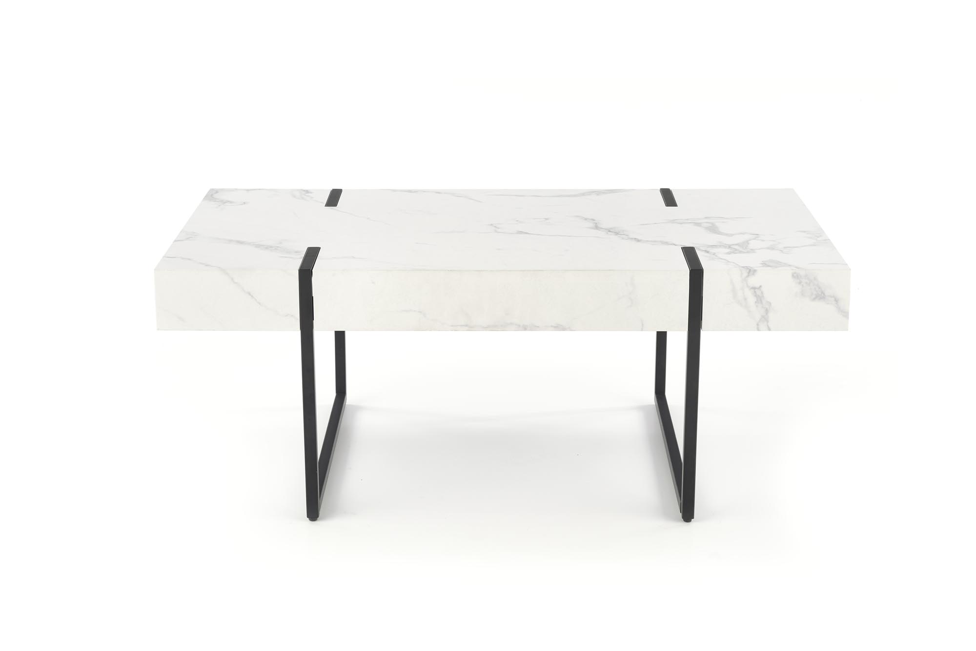 BLANCA c. table white marble / black - Image 9