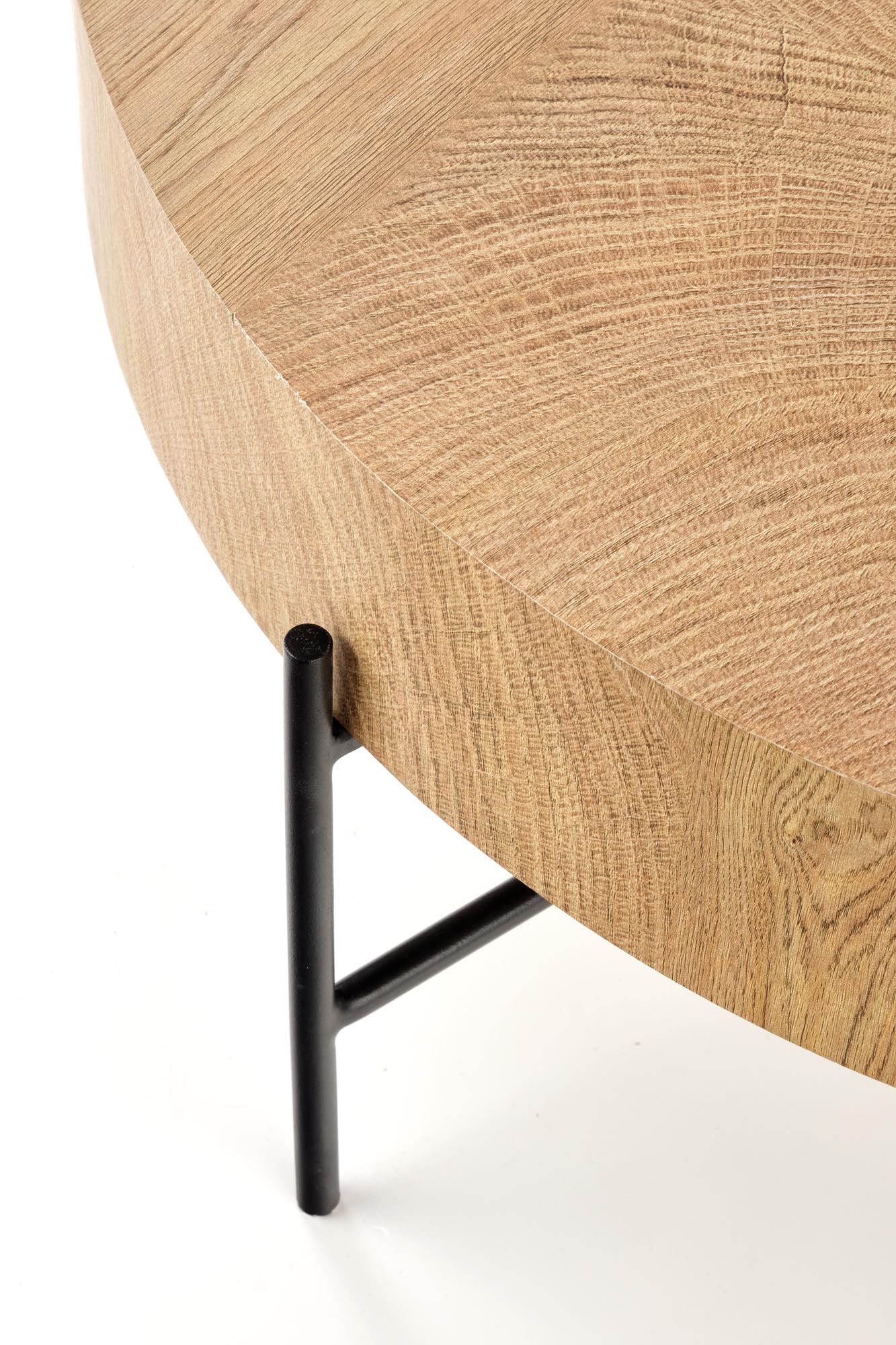 BROKLYN c. table natural oak / black - Image 5
