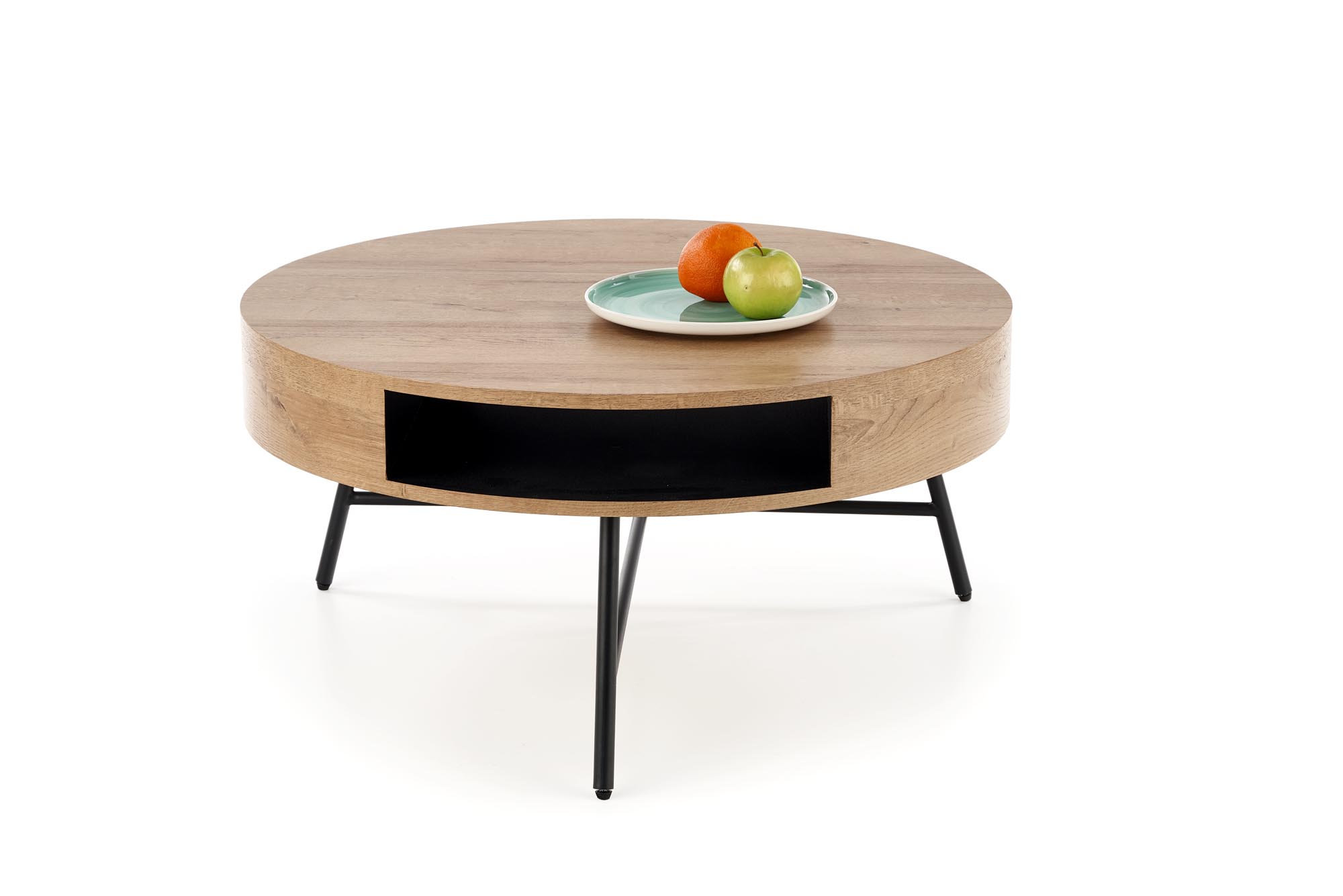 CAMILA c. table golden oak / black