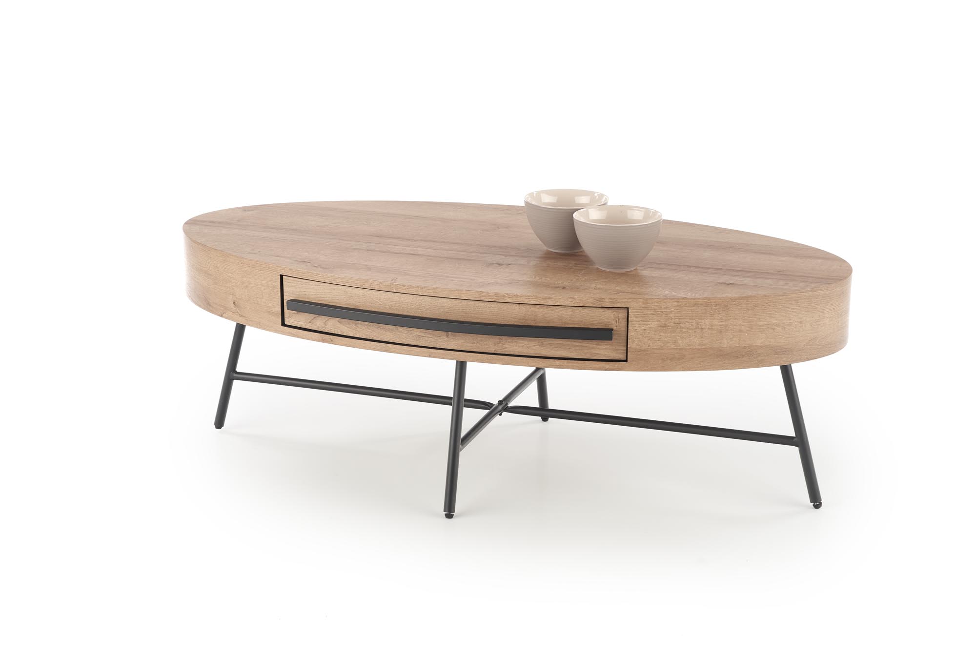 CAROLINA c.table, golden oak / black