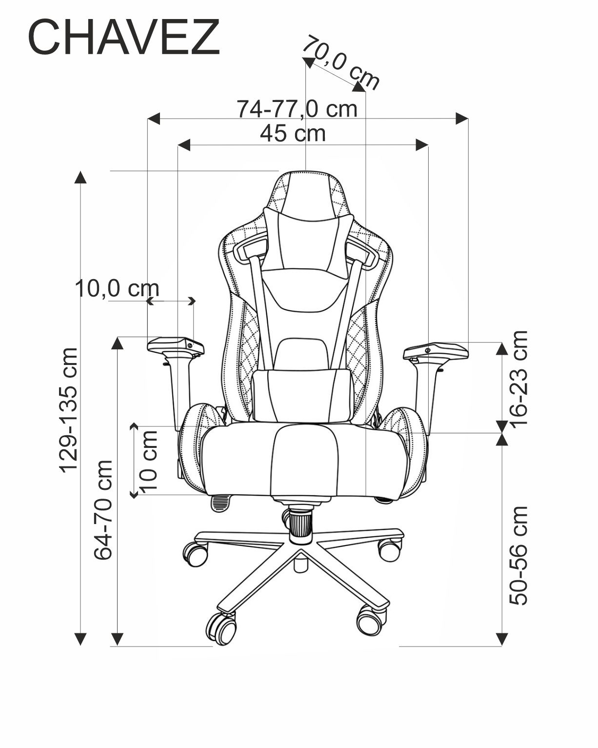 CHAVEZ office chair, black - Image 7