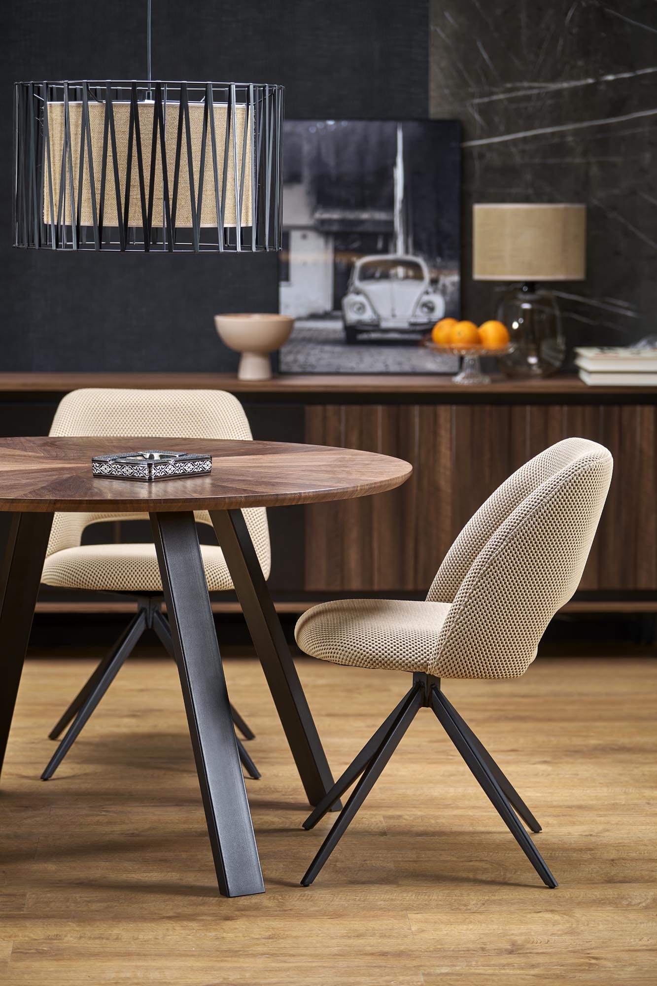 DANILO table walnut/black - Image 8