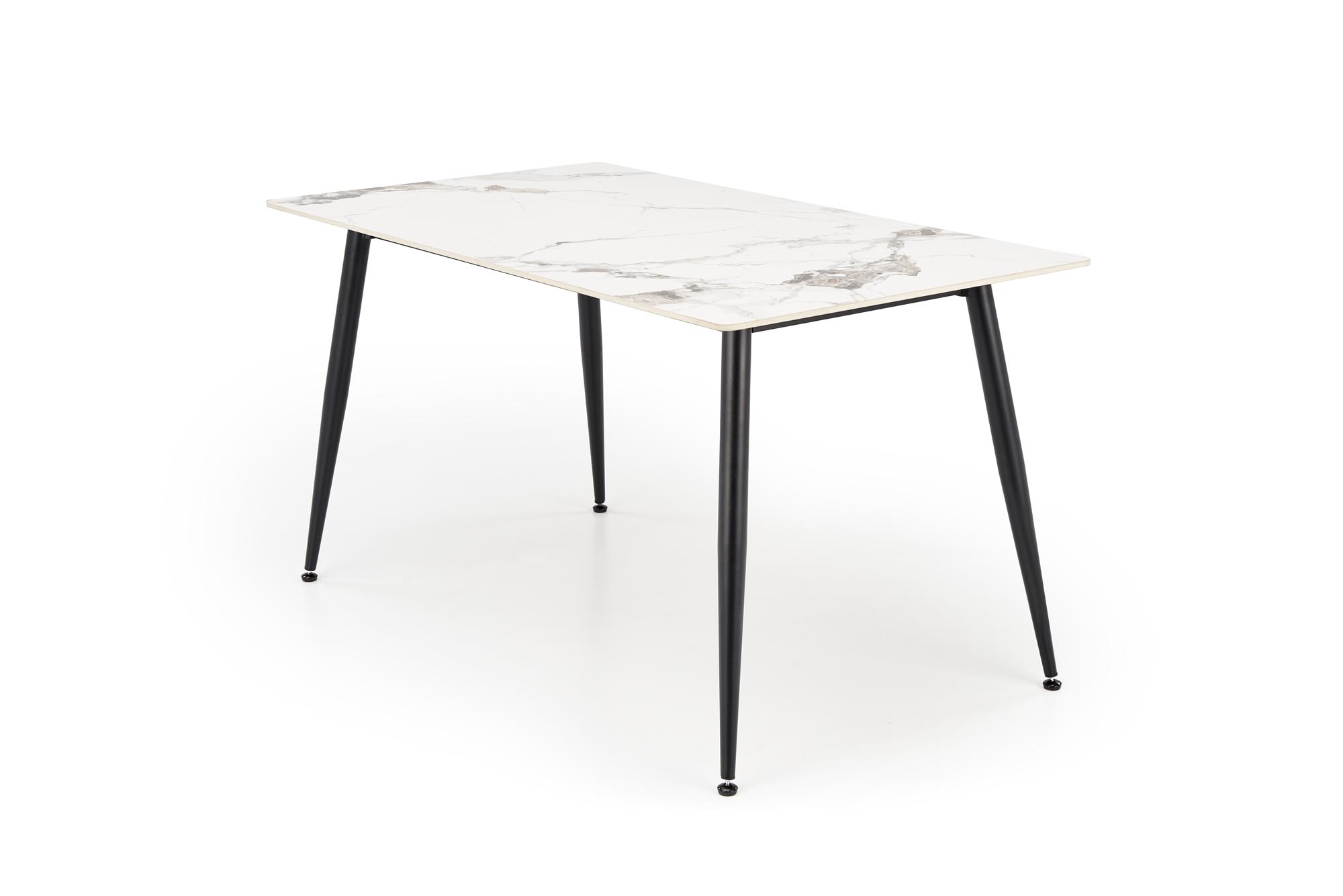 EMILIO 140 table, color: top - white marble, legs - black - Image 12