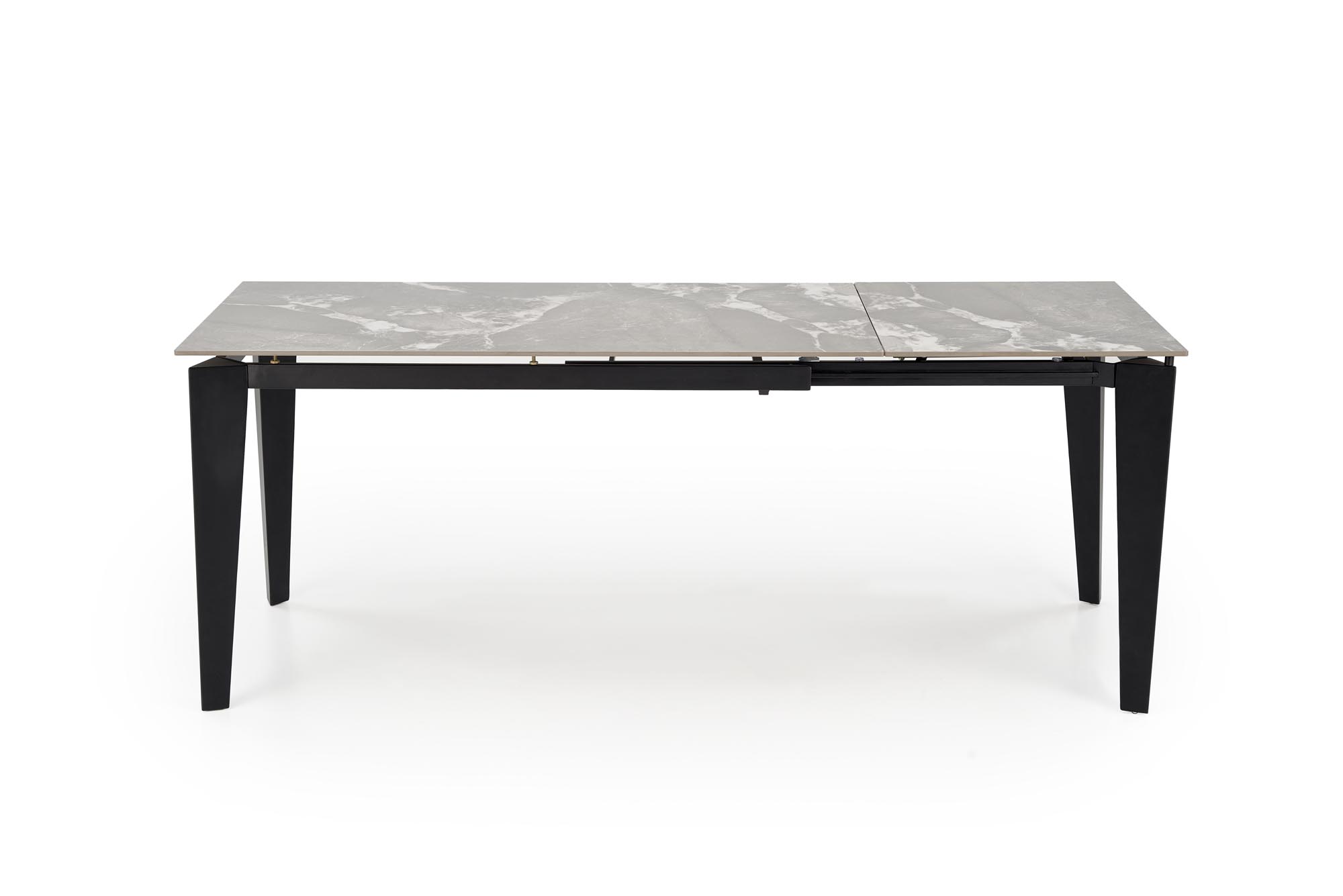FELIX extension table, grey marble / black - Image 6