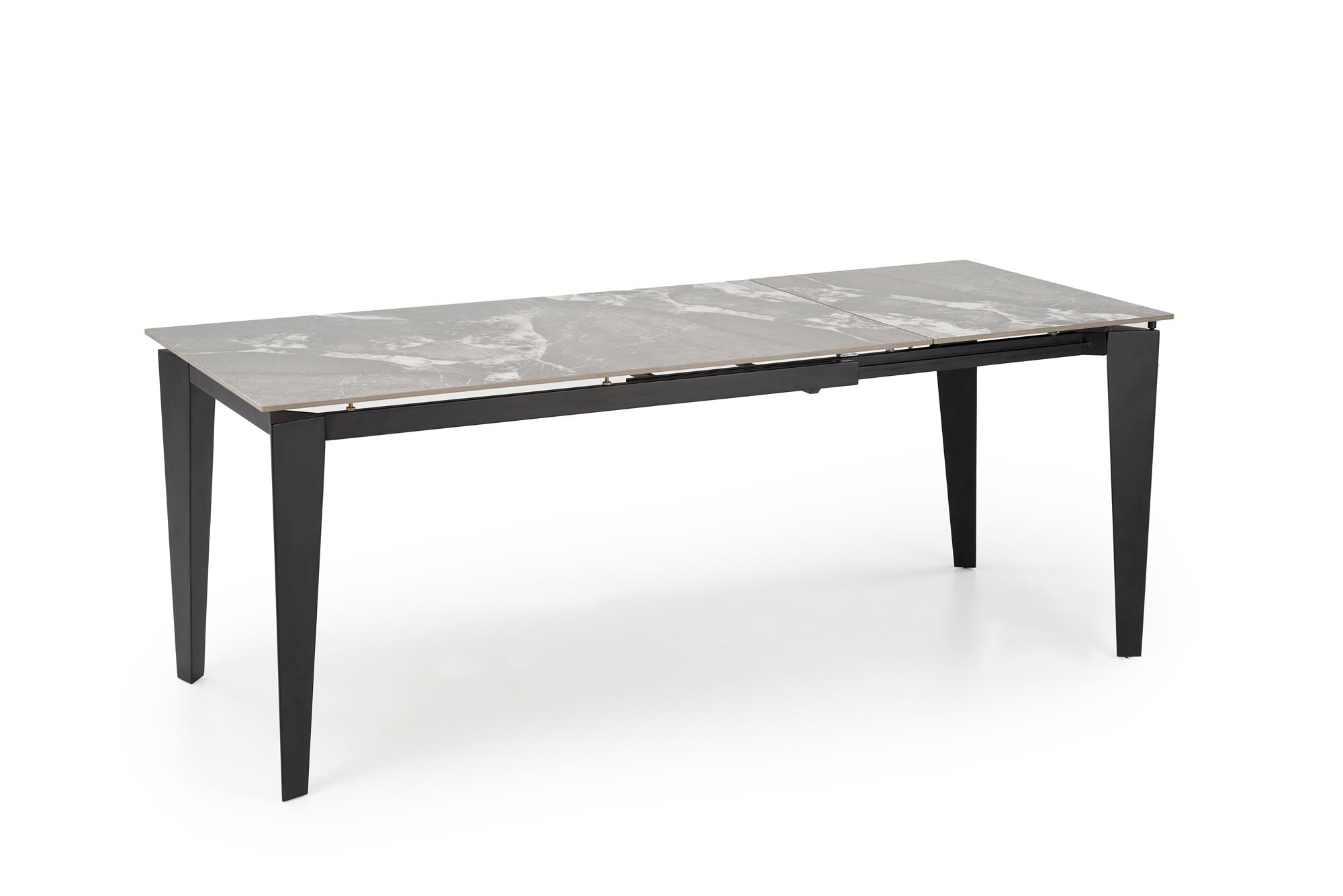 FELIX extension table, grey marble / black - Image 7