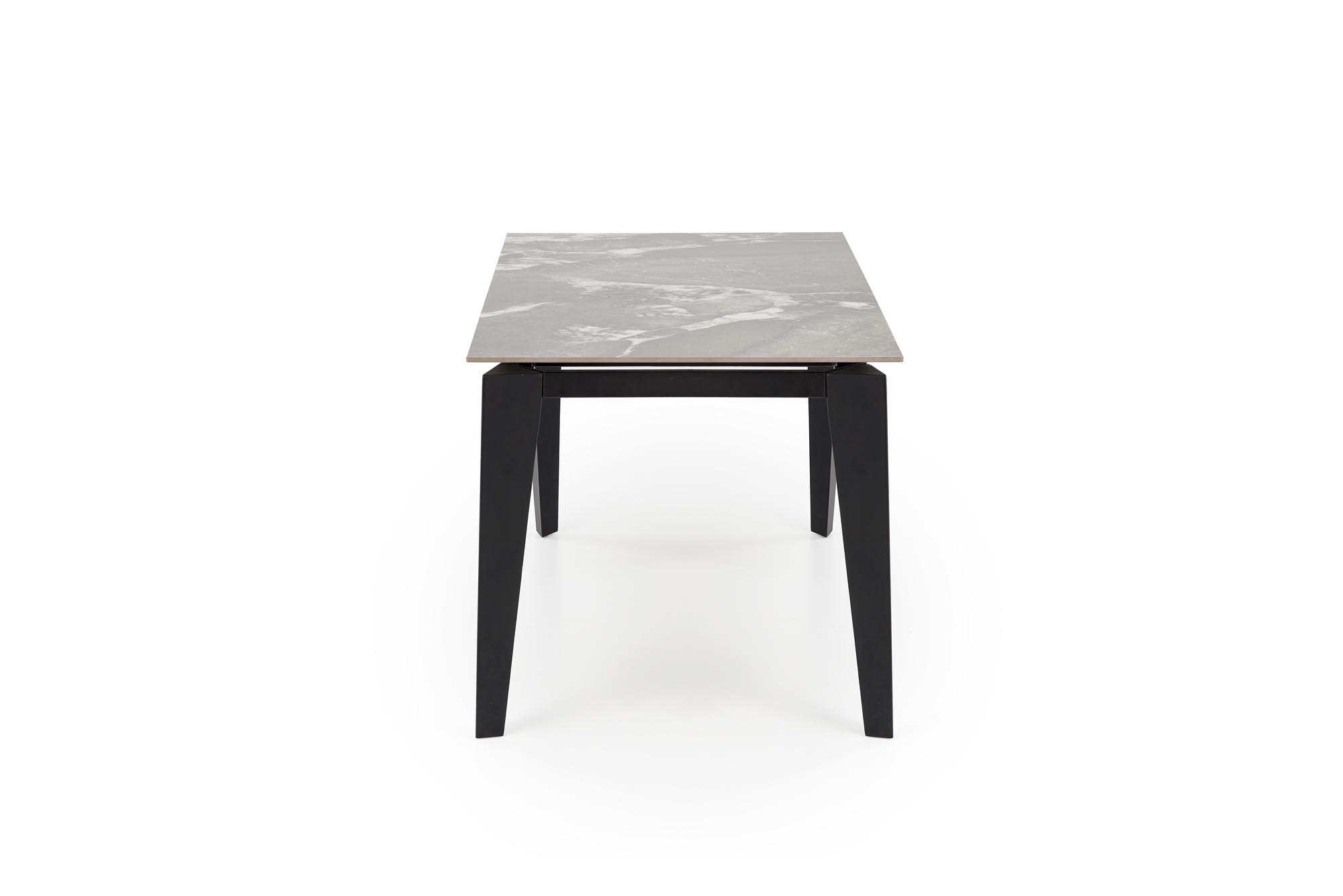 FELIX extension table, grey marble / black - Image 9