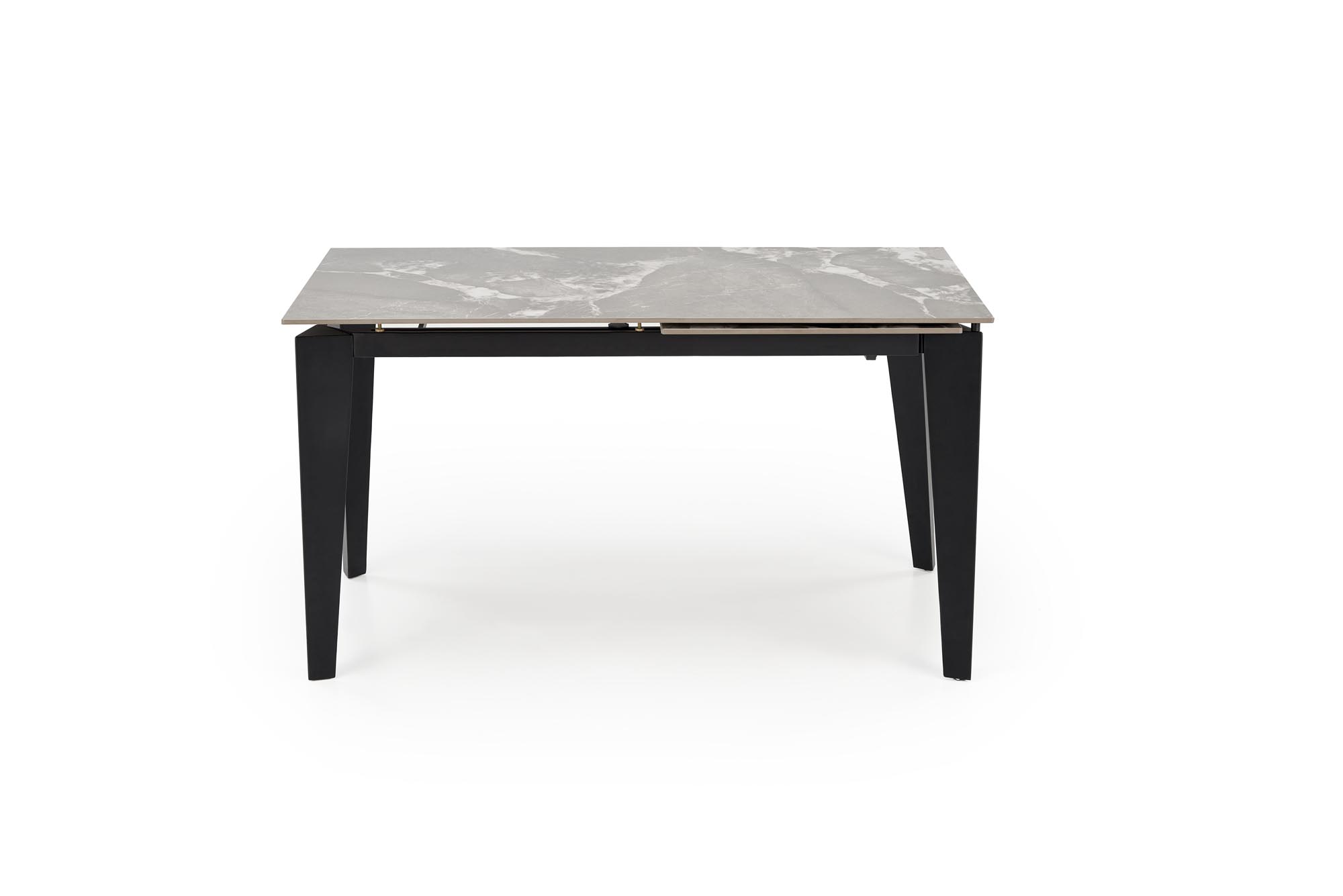 FELIX extension table, grey marble / black - Image 10