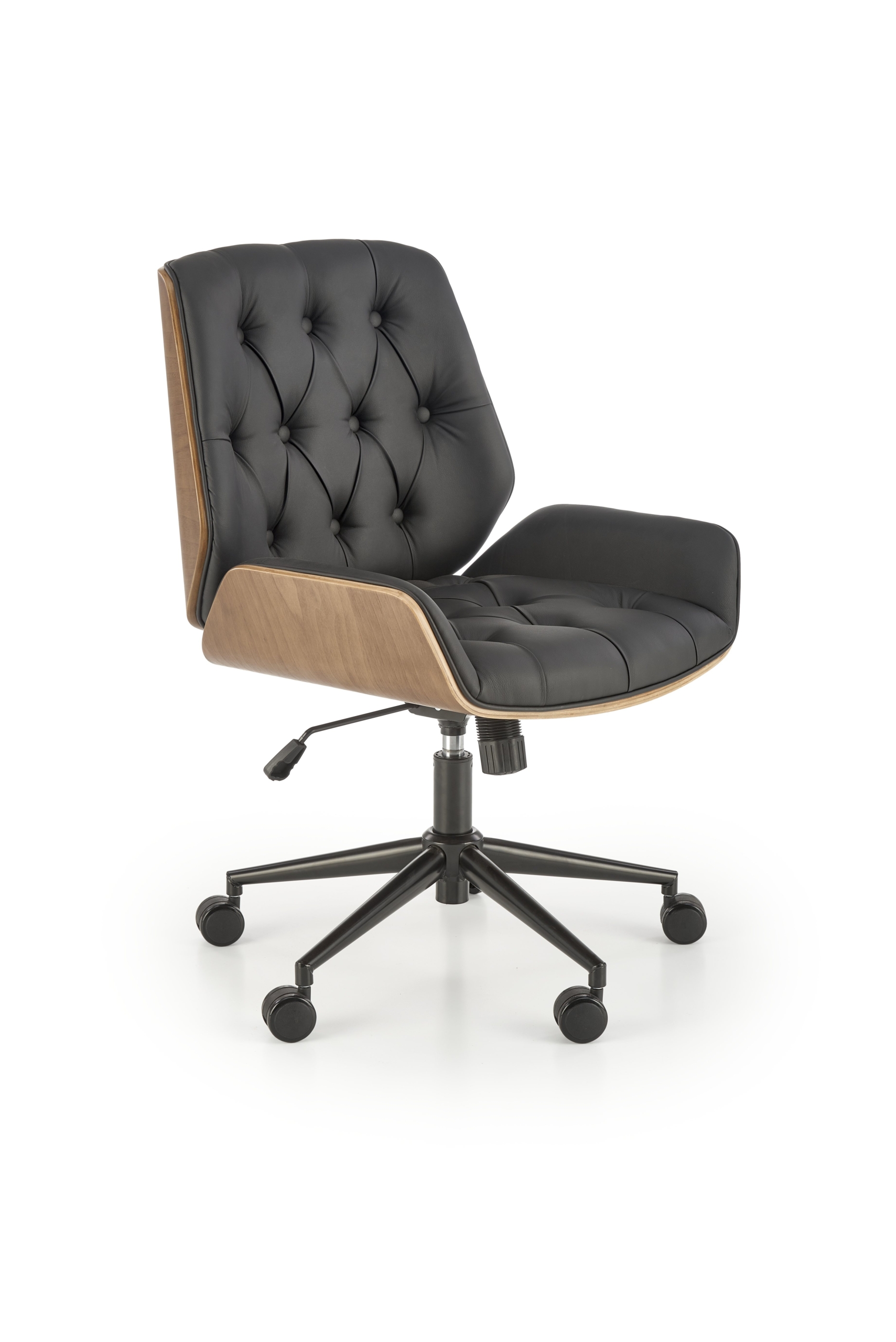 GAVIN chair, walnut / black