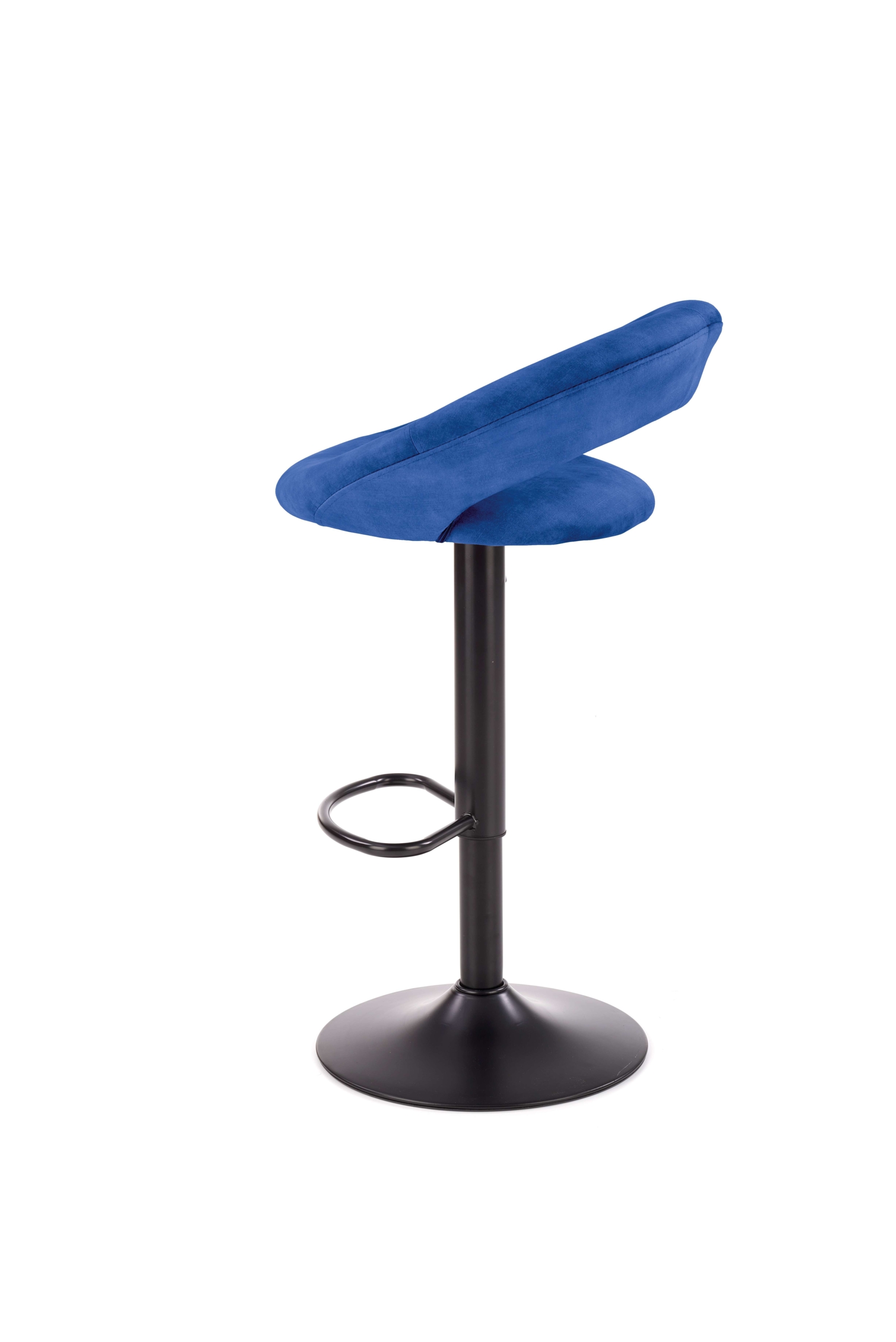 H102 bar stool dark blue - Image 3