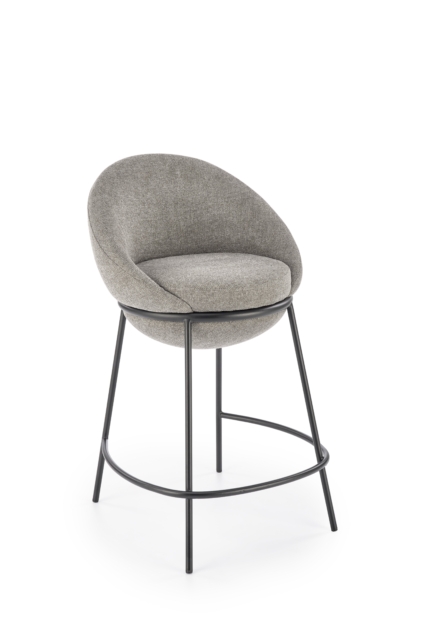 H118 bar stool, grey