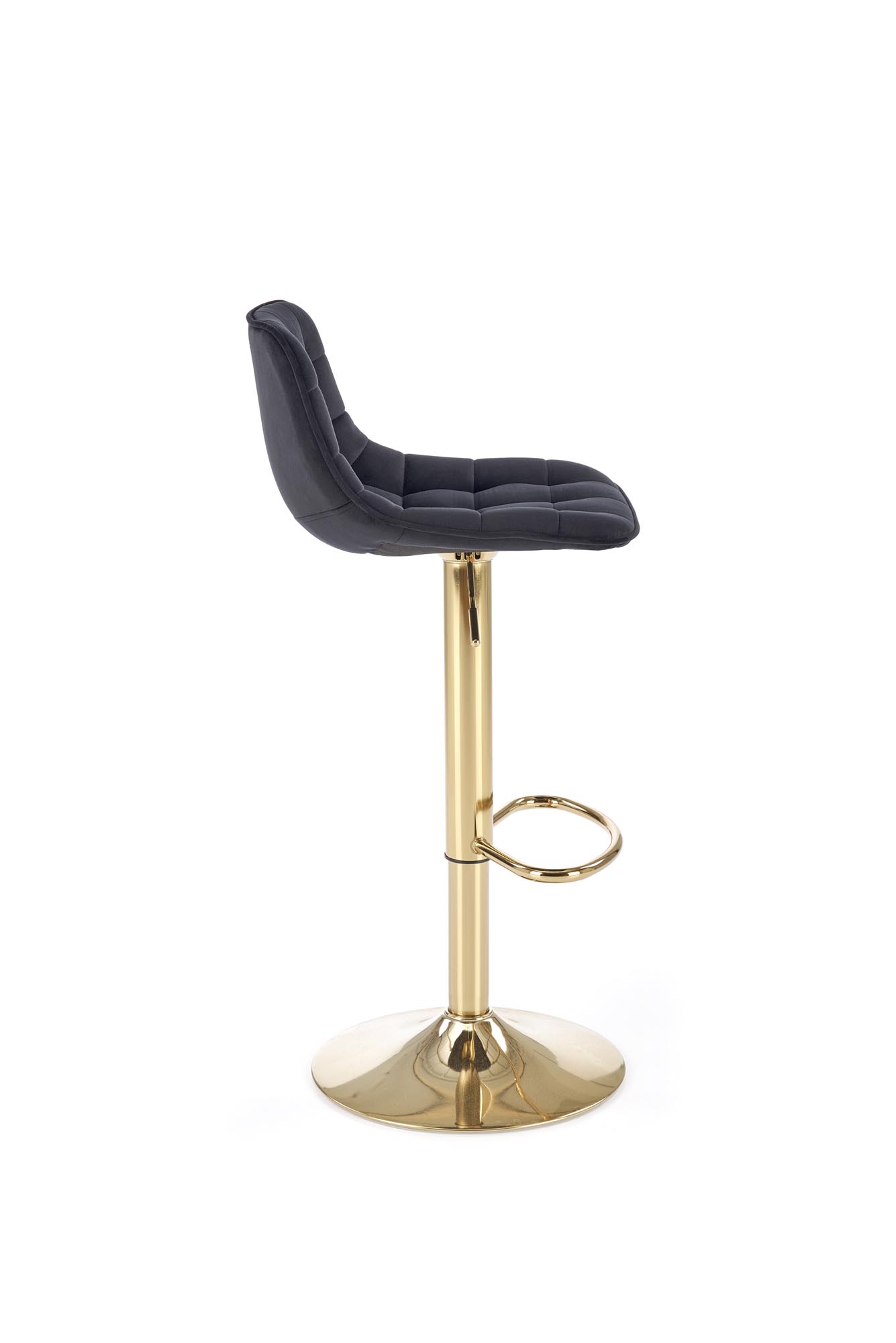 H120 bar stool, gold / black - Image 6