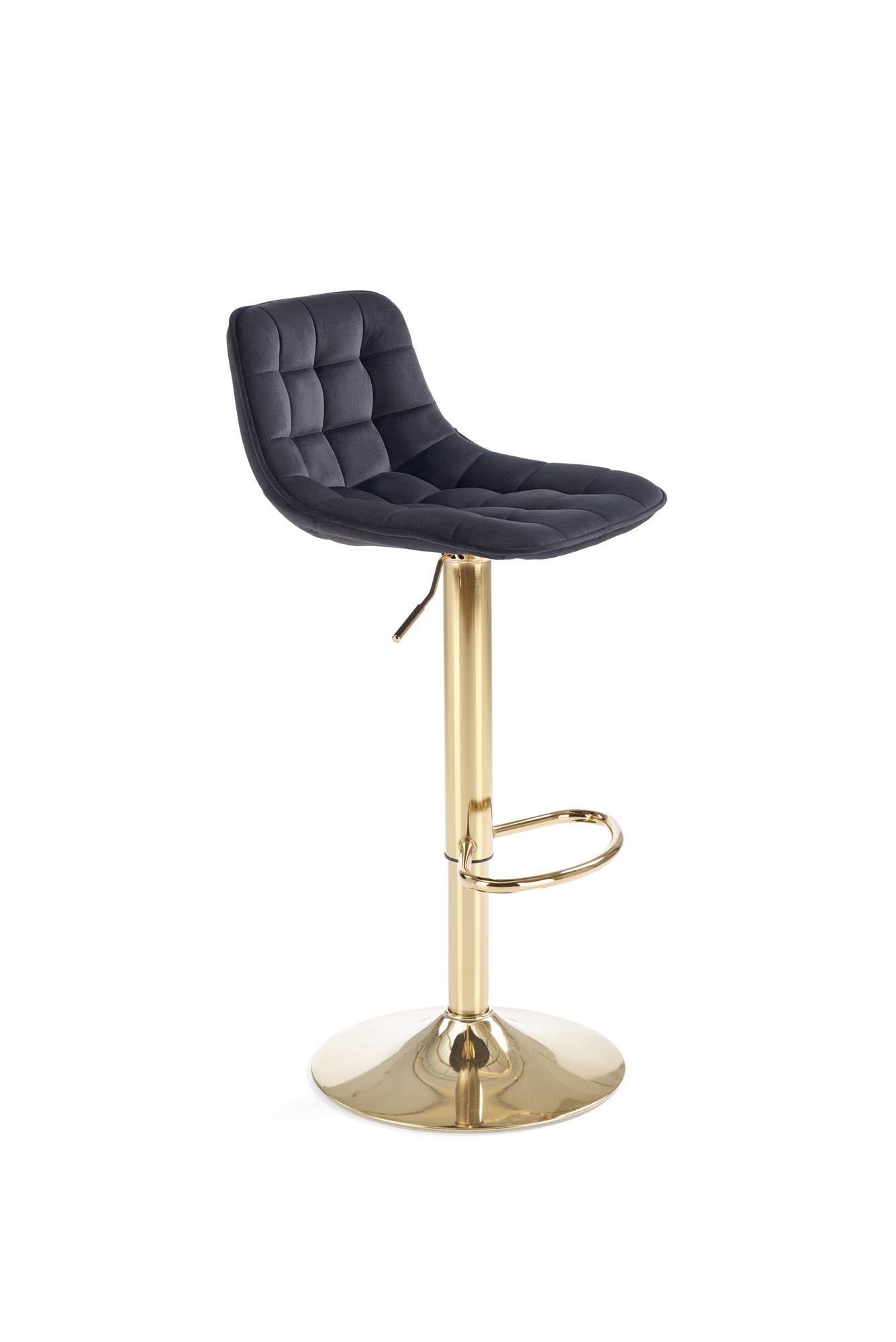H120 bar stool, gold / black - Image 7