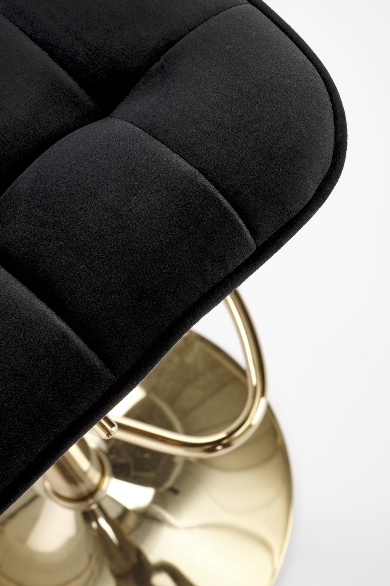 H120 bar stool, gold / black - Image 10