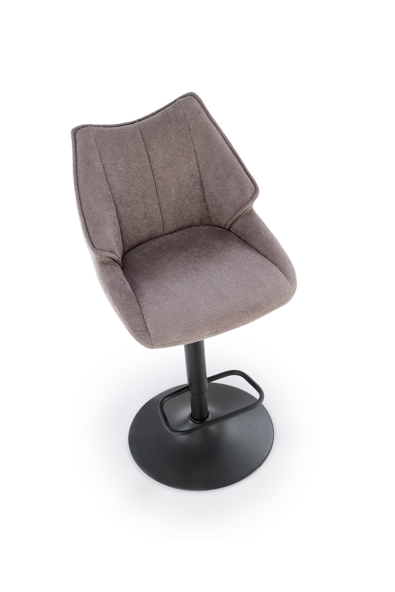 H122 bar stool, black / grey - Image 10