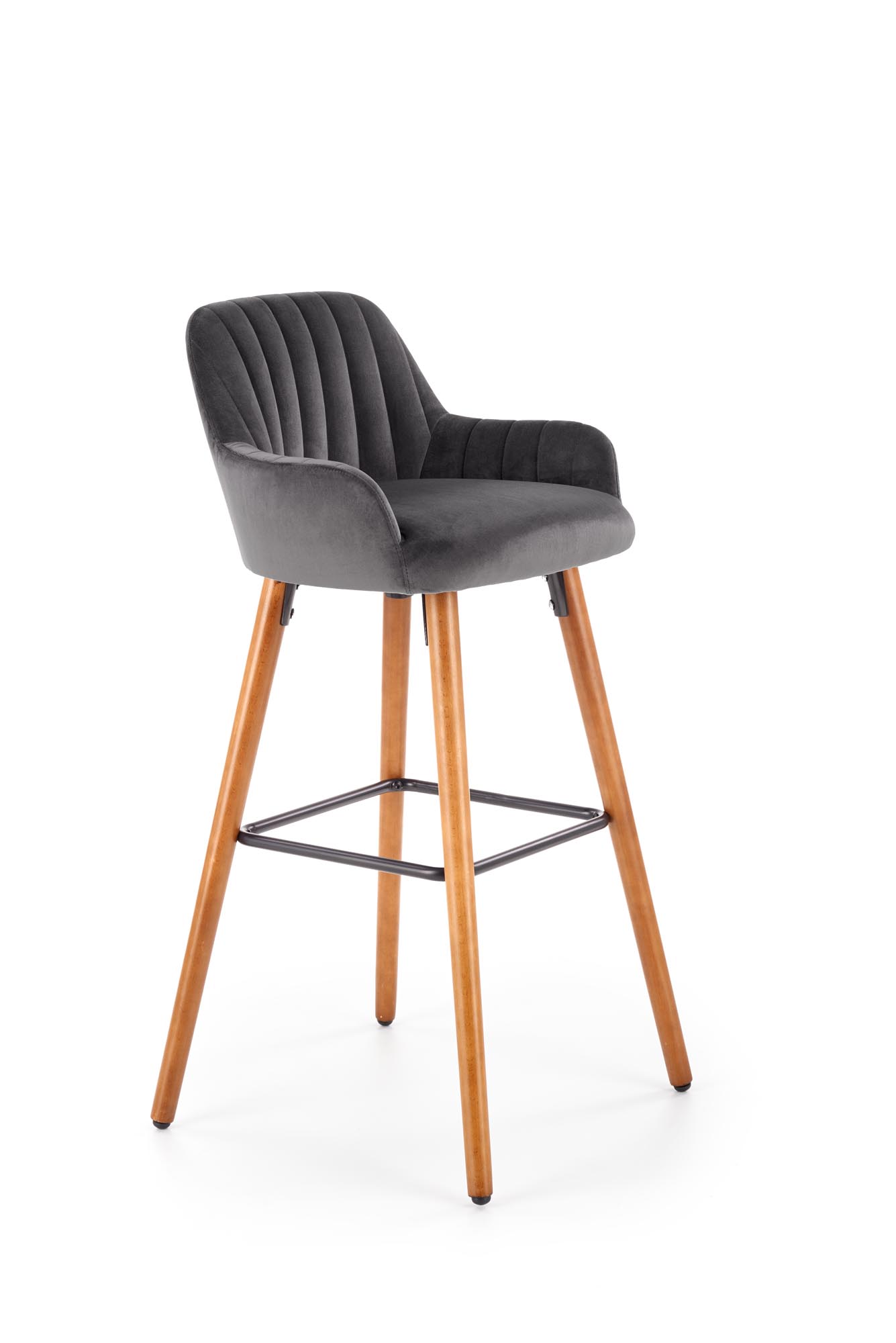 H93 bar stool, color: dark grey