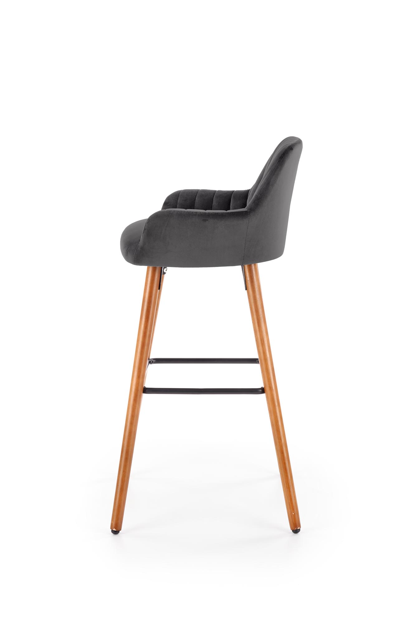 H93 bar stool, color: dark grey - Image 3
