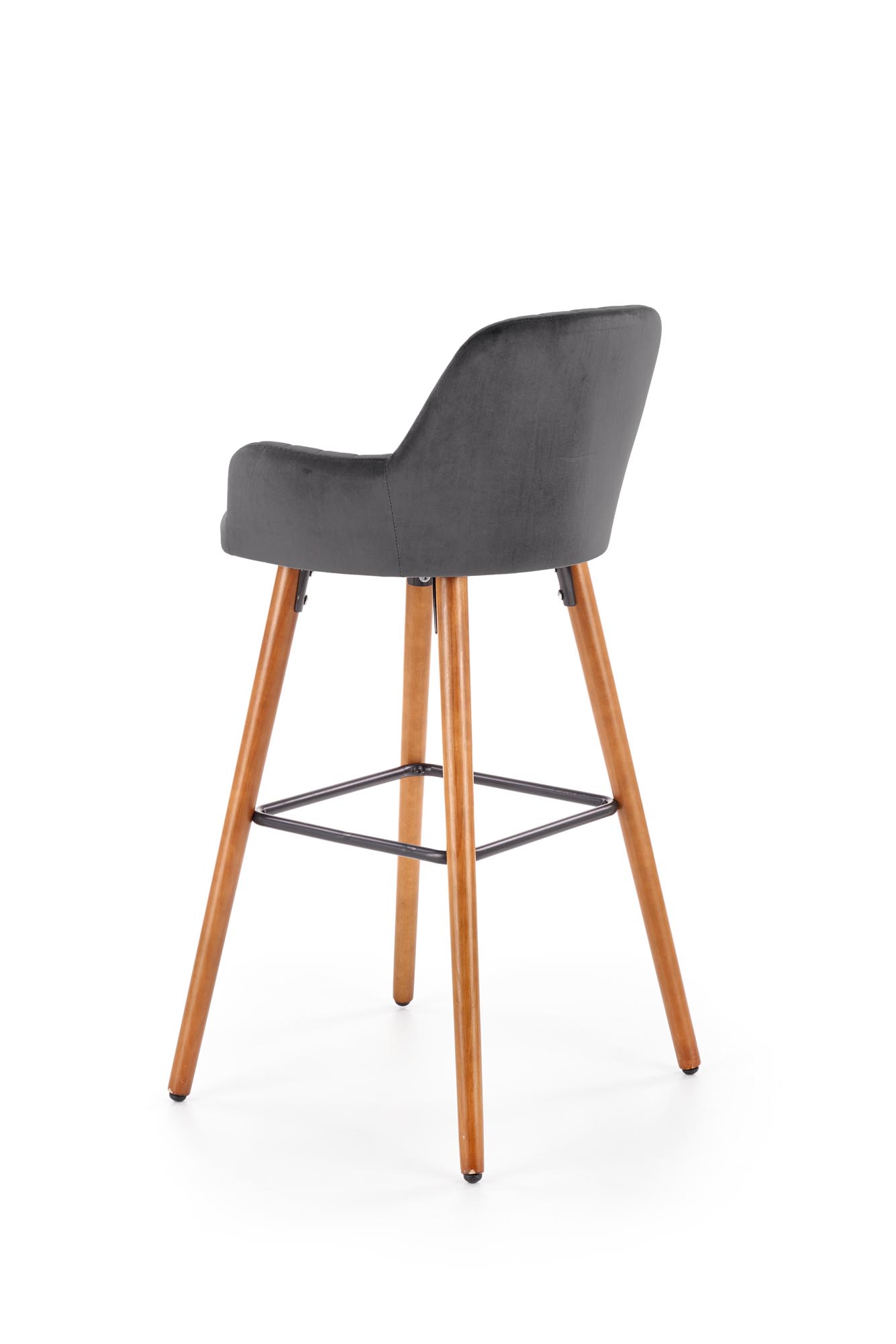 H93 bar stool, color: dark grey - Image 4