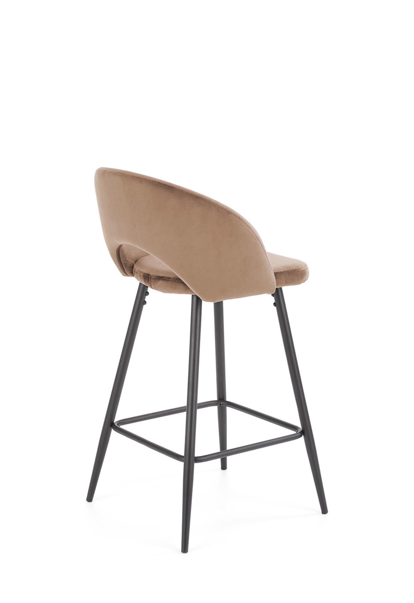 H96 bar stool, beige - Image 5